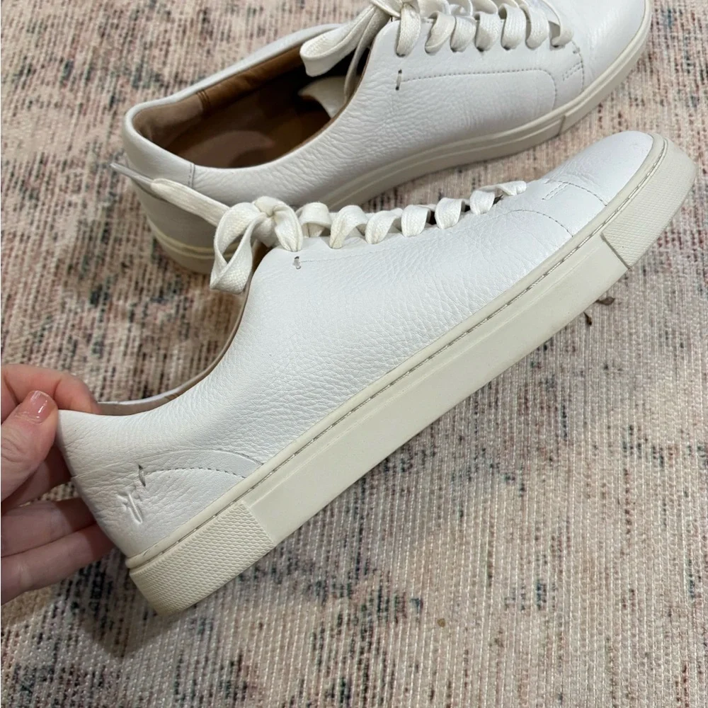 Frye IVY court low lace White Sneakers - Picture 4 of 6